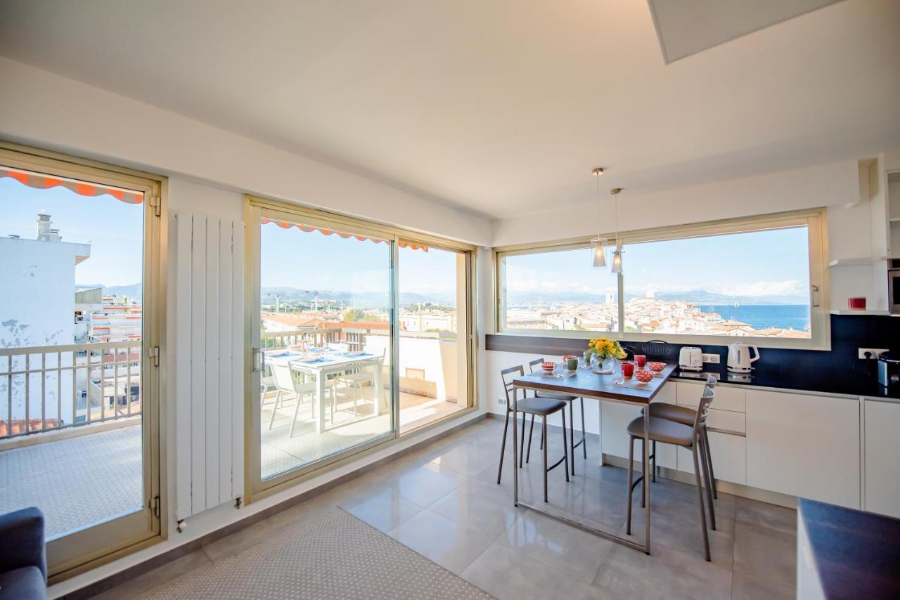 High Standing With Incredible Old Antibes And Sea Views Apartment Екстериор снимка