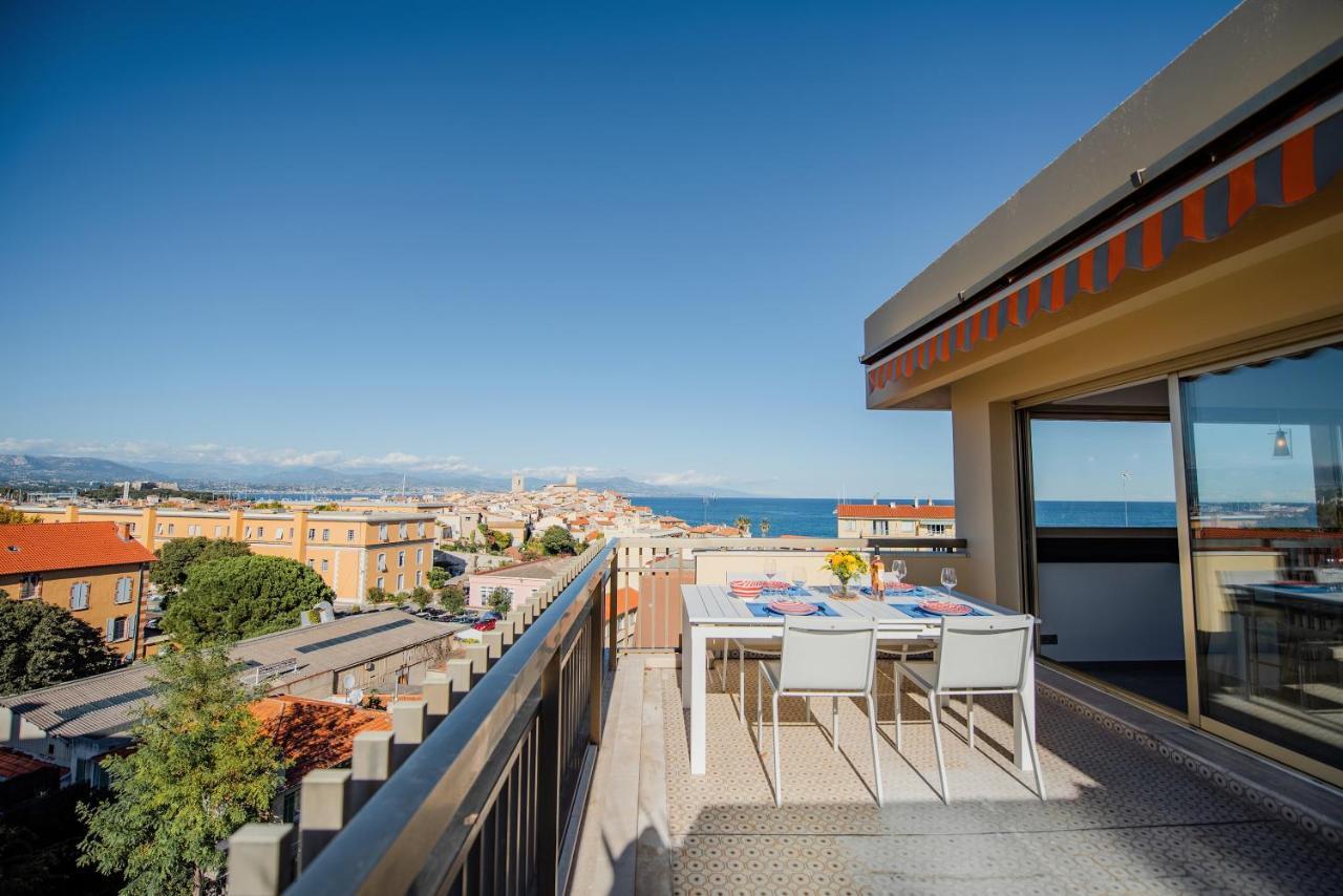 High Standing With Incredible Old Antibes And Sea Views Apartment Екстериор снимка