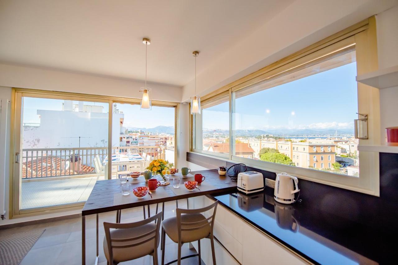 High Standing With Incredible Old Antibes And Sea Views Apartment Екстериор снимка