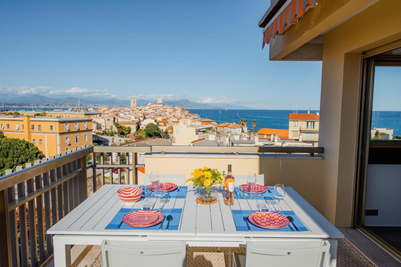 High Standing With Incredible Old Antibes And Sea Views Apartment Екстериор снимка