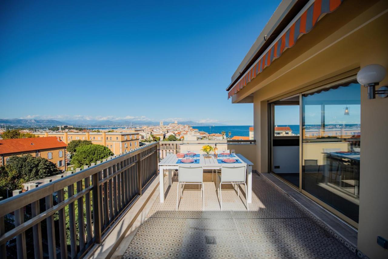 High Standing With Incredible Old Antibes And Sea Views Apartment Екстериор снимка