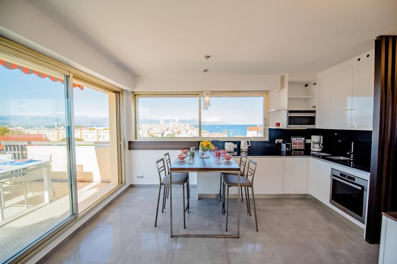 High Standing With Incredible Old Antibes And Sea Views Apartment Екстериор снимка