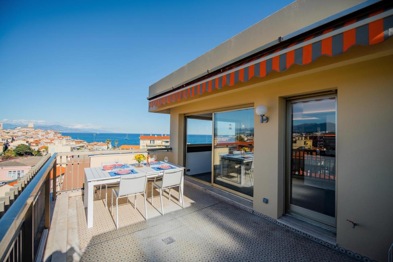 High Standing With Incredible Old Antibes And Sea Views Apartment Екстериор снимка